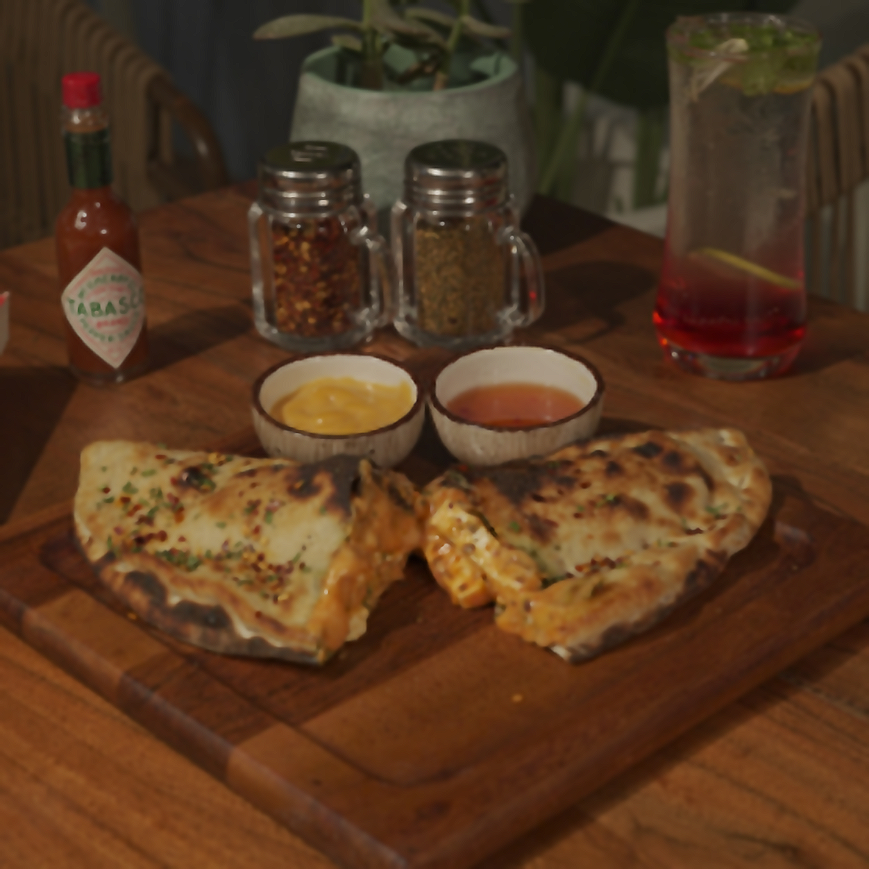 Creamy Paneer Calzone